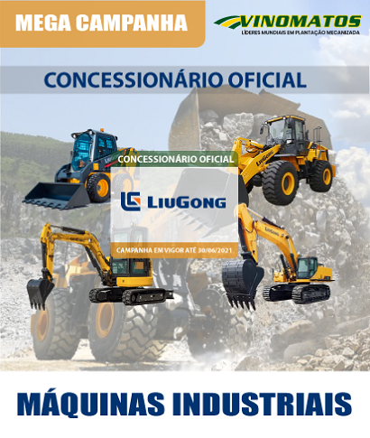 Financiamento Máquinas Industriais LiuGong Portugal Vinomatos
